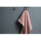 Kitchen towel red white stripe 46x67cm