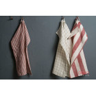 Kitchen towel red white stripe 46x67cm